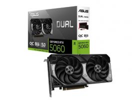 Asus Videókártya NVIDIA RTX Dual 5060 8GB GDDR7 (DUAL-RTX5060-O8G)